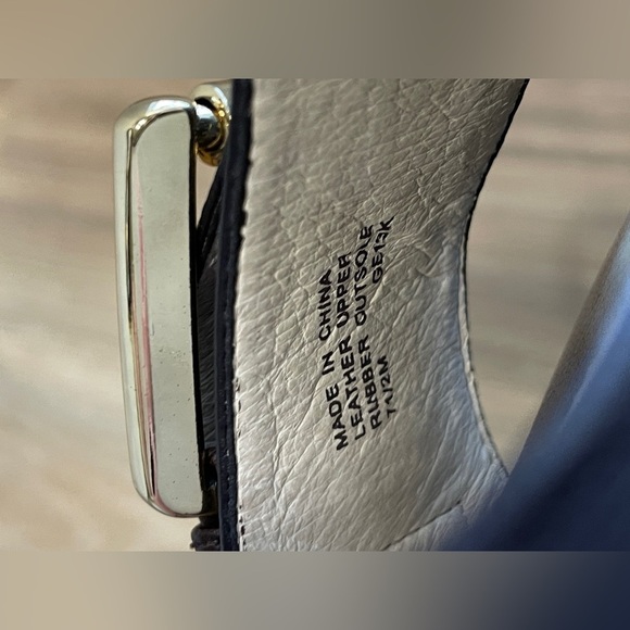 Michael Kors Faith Brown Leather Ankle Strap Dress Sandals Shoes 7.5 EUC - Picture 3 of 5